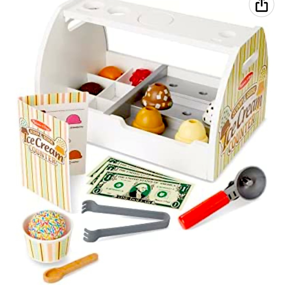 Mellissa and Doug NWT Ice cream shop set.